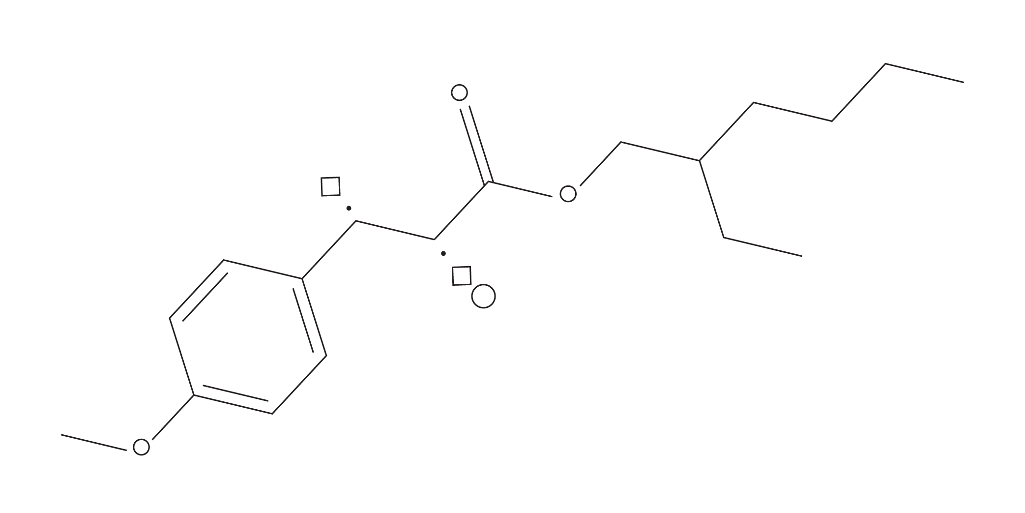 Ethylhexyl Methoxycinnamate (Octinoxate) Octocrylene